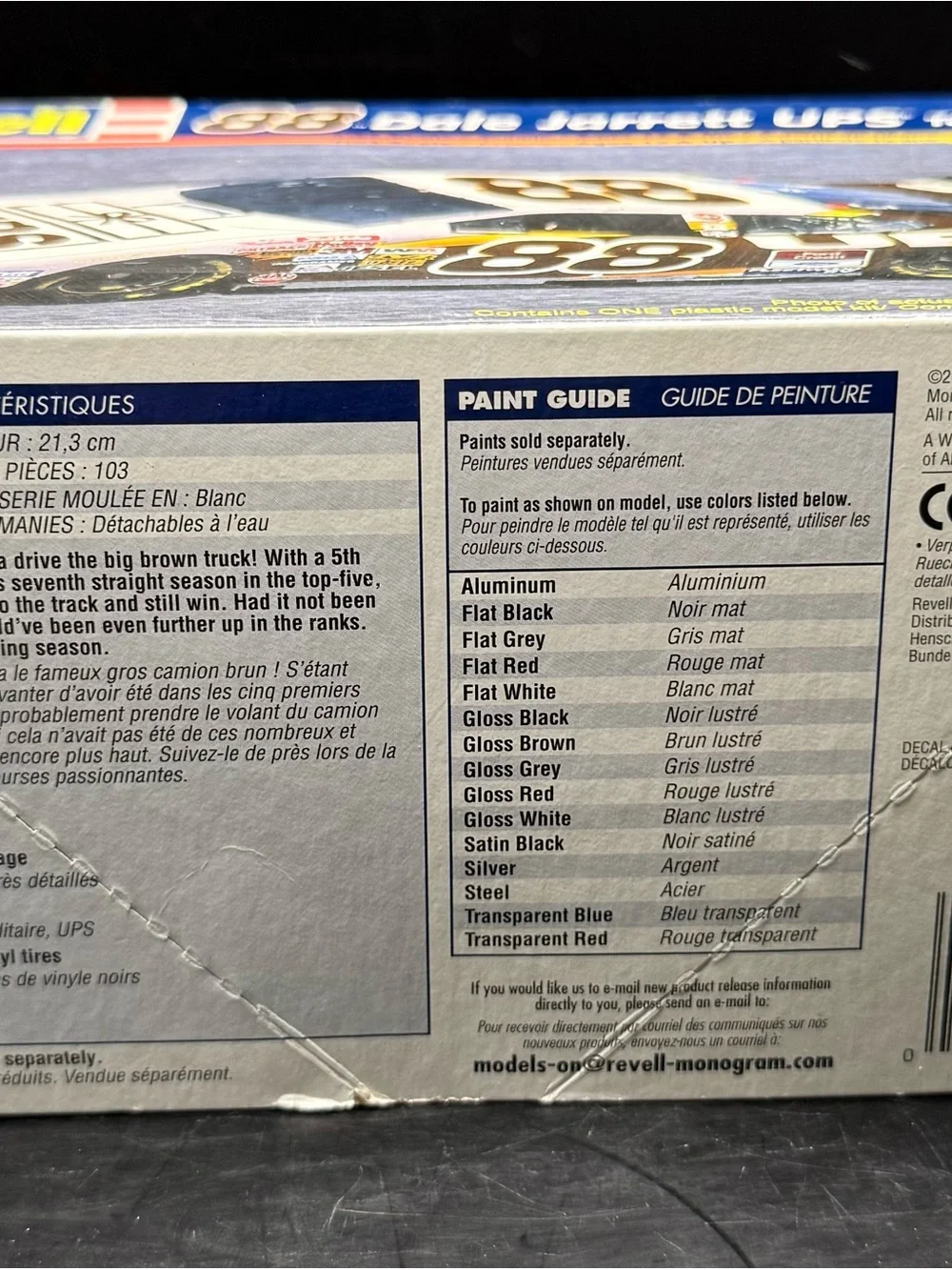 Revell Dale Jarrett #88 UPS Ford Taurus NASCAR Model Kit (1:24 Scale, 2002)